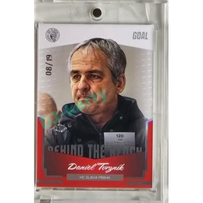 2023/24 Goal cards Chance Liga 2. série #BB-20 Daniel Tvrzník Behind the Bench Parallel 08/19