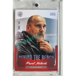2023/24 Goal cards Chance Liga 2. série #BB-21 Pavel Kolařík Behind the Bench Parallel 08/19