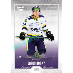 2022/23 Goal Cards Chance Liga 2. série #381 Jakub Horký Silver 1 of 60