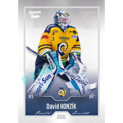 2022/23 Goal Cards Chance Liga 2. série #385 David Honzík Silver 1 of 60