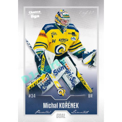 2022/23 Goal Cards Chance Liga 2. série #386 Michal Kořének Silver 1 of 60