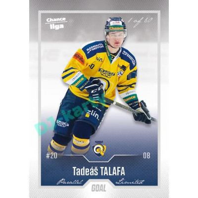 2022/23 Goal Cards Chance Liga 2. série #388 Tadeáš Talafa Silver 1 of 60