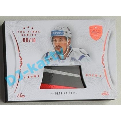 2021/22 OFS The Final Series Petr Holík #STI-HOP 08/10 Game Used Stick Red