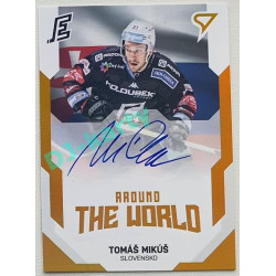 2021/22 Sportzoo TIPSPORT ELH 2. série #AWS-29 Tomáš Mikúš Around The World Auto 50/90