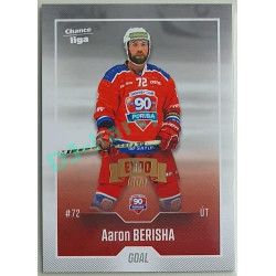 2022/23 Goal Cards Chance Liga 1. série #171 Aaron Berisha Expo Pardubice