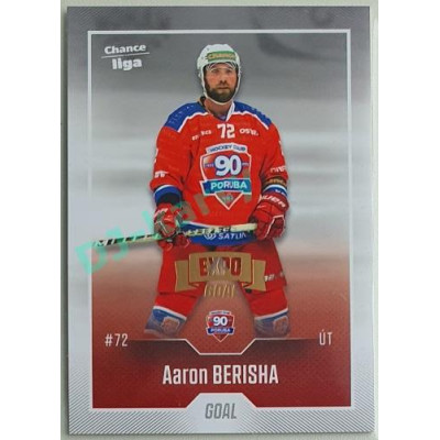 2022/23 Goal Cards Chance Liga 1. série #171 Aaron Berisha Expo Pardubice