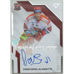 2022/23 Sportzoo ELH 1. série #AS1-CL Christophe Lalancette Signature level 1 xxx/150