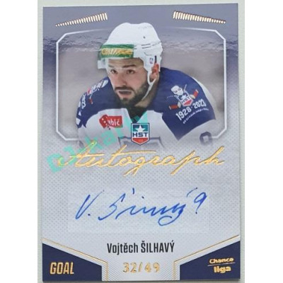 2022/23 Goal Cards Chance Liga 1. série #A-34 Vojtěch Šilhavý Autograph 32/49