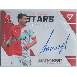 2022/23 Sportzoo Fortuna Liga 2. série #SL2-LM Lukáš Masopust Signed Stars Level 2 xx/149