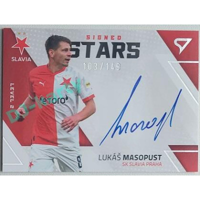 2022/23 Sportzoo Fortuna Liga 2. série #SL2-LM Lukáš Masopust Signed Stars Level 2 xx/149