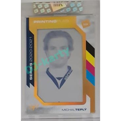 2023 MK The Gamers #PP-MT Michal Teplý 2021 Printing Plate 1/1 Cyan