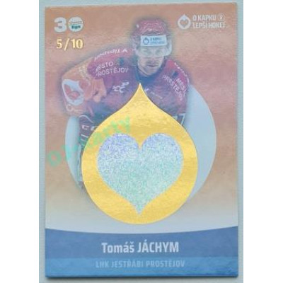 2022/23 Goal cards Chance Liga O kapku lepší hokej #KN-10 Tomáš Jáchym Red 5/10