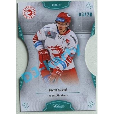 2020/21 OFS 2. série Guntis Galvinš #202 03/20 Blue Cut