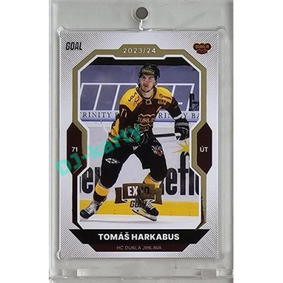 2023/24 Goal cards Chance Liga 2. série #296 Tomáš Harkabus Expo Gold 1of7