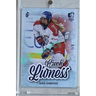 2023/24 LC Expectations Road to Prague #LI-17 Agáta Sarnovská Czech Lioness Blue 1/5
