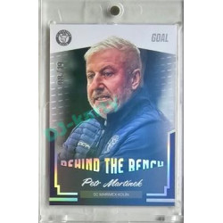 2023/24 Goal cards Chance Liga 2. série #BB-24 Petr Martínek Behind the Bench Parallel 08/19