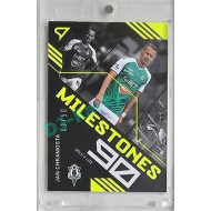 2023/24 Sportzoo Fortuna Liga 2. série #MS-16 Jan Chramosta Milestones Neon Yellow xx/50