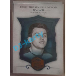 2020 OFS Síň slávy českého hokeje Rudolf Potsch #SSCH-085 First Day of Issue Rainbow