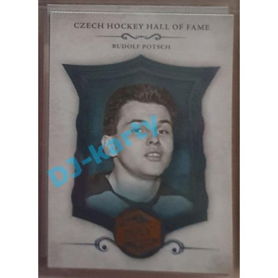 2020 OFS Síň slávy českého hokeje Rudolf Potsch #SSCH-085 First Day of Issue Rainbow