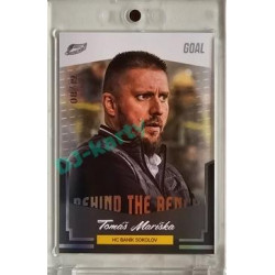 2023/24 Goal cards Chance Liga 2. série #BB-25 Tomáš Mariška Behind the Bench Parallel 08/19