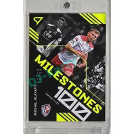 2023/24 Sportzoo Fortuna Liga 2. série #MS-17 Michal Hlavatý Milestones Neon Yellow xx/50