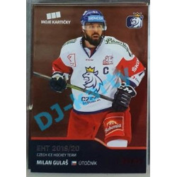 2020 MK reprezentace Milan Gulaš EHT #7 24/25 Red