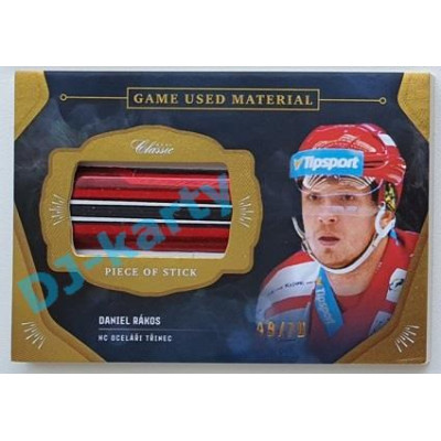 2020/21 OFS 1.série Daniel Rákos #GUM-DRK 49/70 Game Used Material