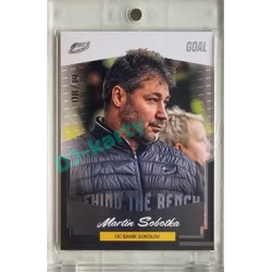 2023/24 Goal cards Chance Liga 2. série #BB-26 Martin Sobotka Behind the Bench Parallel 08/19