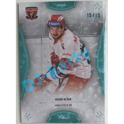 2020/21 OFS 1. série Kevin Klíma #67 15/15 Blue Aquadropp
