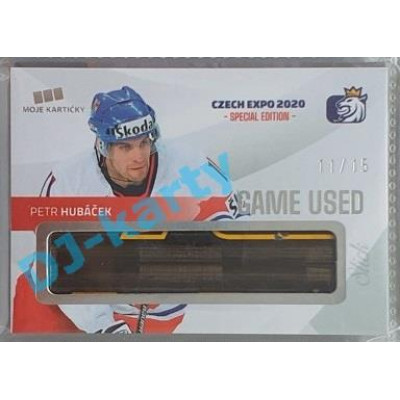 2020 MK reprezentace Petr Hubáček #7 11/15 Game Used Czech Expo