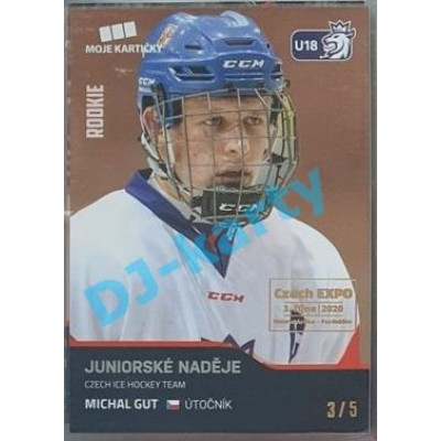 2020 MK reprezentace Michal Gut #83 3/5 Red Czech Expo