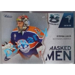 2019/20 OFS Chance liga Štěpán Lukeš #MM-ŠLU xx/15 Masked Men Expo Pard.