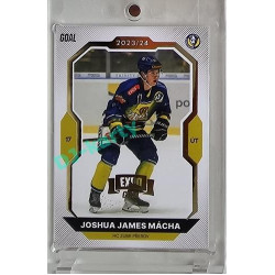 2023/24 Goal cards Chance Liga 2. série #302 Joshua James Mácha Expo Gold 1of7