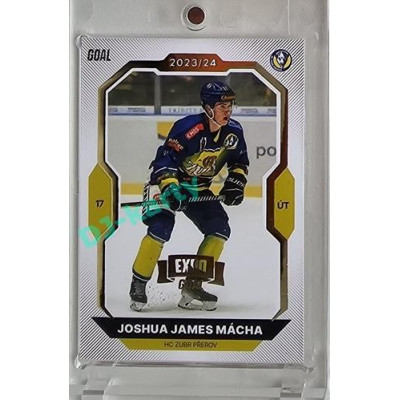 2023/24 Goal cards Chance Liga 2. série #302 Joshua James Mácha Expo Gold 1of7
