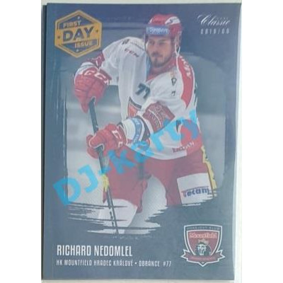 2019/20 OFS Richard Nedomlel #84 Black Rainbow 1st Day of Issue