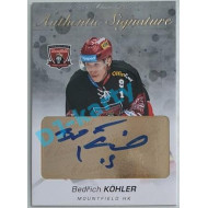 2017/18 OFS Bedřich Köhler #AS-113 3/6 Authentic Signature Gold