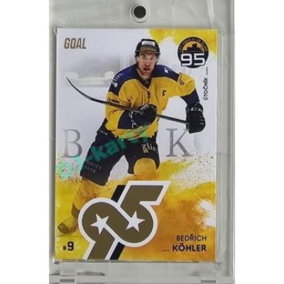 2024 Goal Cards 95. VÝROČÍ ZLÍNSKÉHO HOKEJE #ZL17 Bedřich Köhler