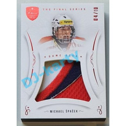2021/22 OFS The Final Series Michael Špaček #JER-MS 04/10 Game Used Jersey Red