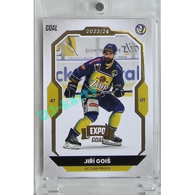 2023/24 Goal cards Chance Liga 2. série #304 Jiří Goiš Expo Gold 1of7