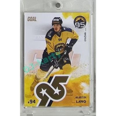 2024 Goal Cards 95. VÝROČÍ ZLÍNSKÉHO HOKEJE #ZL18 Martin Lang