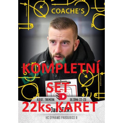 2022/23 Goal Cards Chance Liga 2. série Coach´s kompletní set 21ks