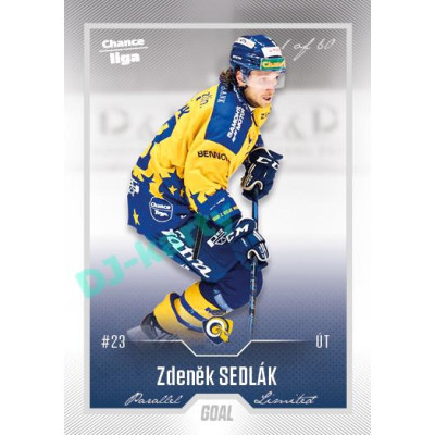 2022/23 Goal Cards Chance Liga 2. série #393 Zdeněk Sedlák Silver 1 of 60