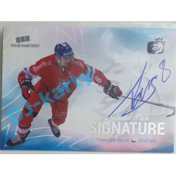 2018/19 MK reprezentace David Tomášek #NPS-TD 21/25 Signature