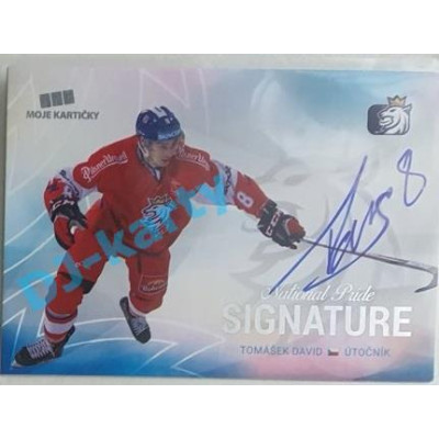 2018/19 MK reprezentace David Tomášek #NPS-TD 21/25 Signature