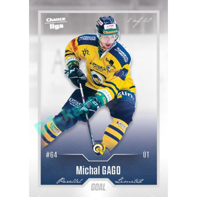 2022/23 Goal Cards Chance Liga 2. série #397 Michal Gago Silver 1 of 60