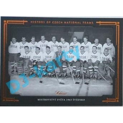2020 OFS SSČH Mistrovství světa 1963 Švédsko #HCNT-21 09/20 History of Czech National Teams Cooper