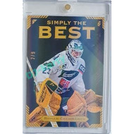 2023 Legendary Cards Simply the Best #09 Roman Čechmánek Neon Rainbow 2/9