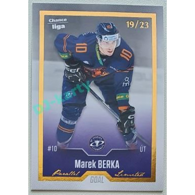 2022/23 Goal Cards Chance Liga Update #439 Marek Berka Gold xx/23