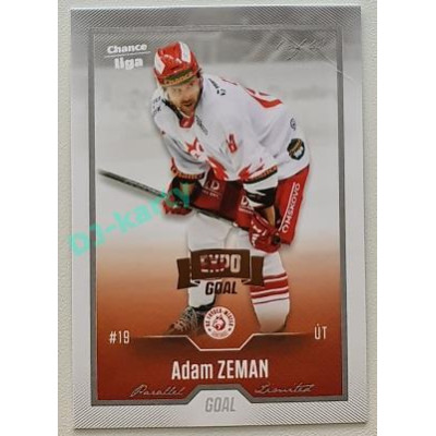 2022/23 Goal Cards Chance Liga 2. série #337 Adam Zeman Expo Silver 1 of 3