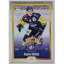 2022/23 Goal Cards Chance Liga Update #446 Radim Hradil Expo Gold 1 of 3